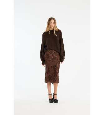 Rotate Andie jumper brown
