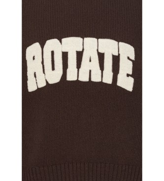 Rotate Salita bruine wollen trui