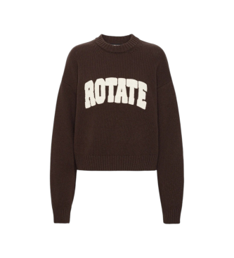 Rotate Salita bruine wollen trui