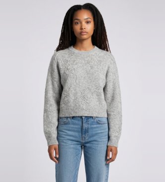 Rotate Salita 3D jumper grey