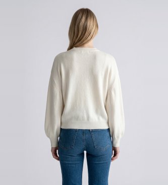 Rotate Jersey oversize Arina blanco roto