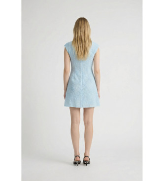 Rotate Robe en maille bleue