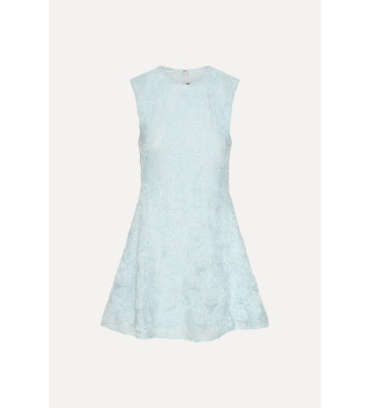 Rotate Robe en maille bleue