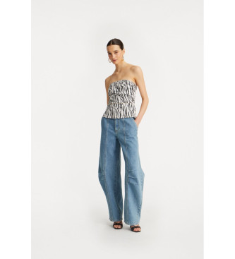 Rotate Cargo broek Cassandria blauw