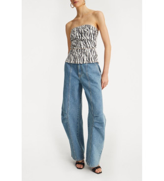 Rotate Cargo broek Cassandria blauw