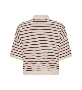 Rotate Ellia beige polo