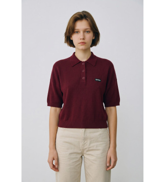 Rotate Polo Ellia bordeaux