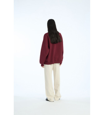 Rotate Maroon Iris Sweatshirt