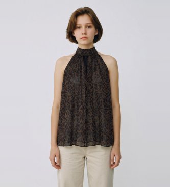 Rotate Top Fleur brown