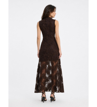 Rotate Braunes Maxikleid von Asyna