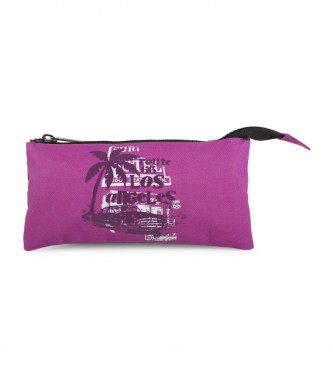 ROUTE 66 Maryland Lilac pencil case -22x11x5 cm
