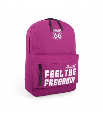ROUTE 66 North Carolina Lilac Backpack -40x30x11cm