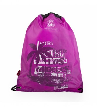 ROUTE 66 Sac  dos Maryland Lilas -34x42 cm