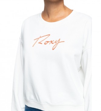 Roxy Sweat-shirt ras du cou Break Away blanc