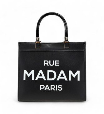 RUE MADAM PARIS Mini Tote Icon preto