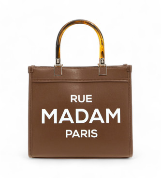 RUE MADAM Brun Icon Mini Tote Bag