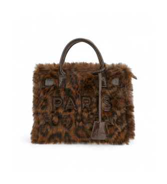 RUE MADAM PARIS Alaska minitote bruin