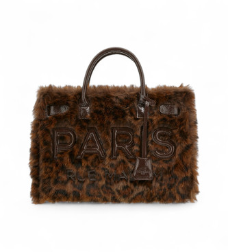 RUE MADAM PARIS Aljaska rjava tote torba