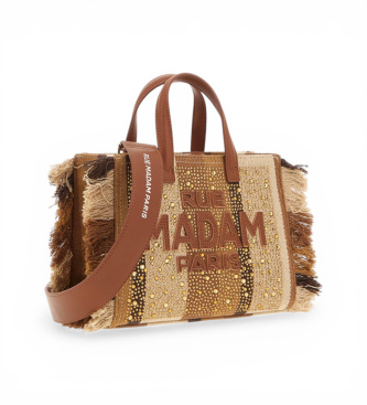 RUE MADAM PARIS Casablanca Mini-Tasche braun