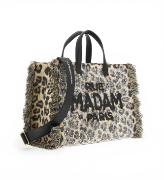 RUE MADAM PARIS Bolso Casablanca Tote animalprint