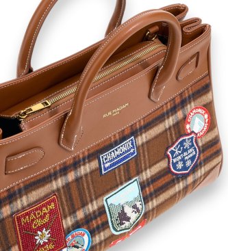 RUE MADAM PARIS Braune Chamonix Tote Tasche