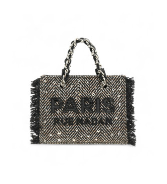 RUE MADAM PARIS Harris Mini Tote črna