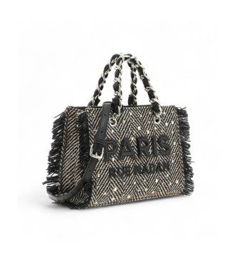 RUE MADAM PARIS Harris Mini Tote črna
