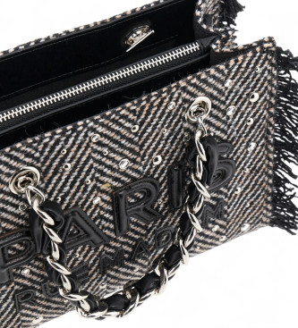RUE MADAM PARIS Harris Mini Tote črna