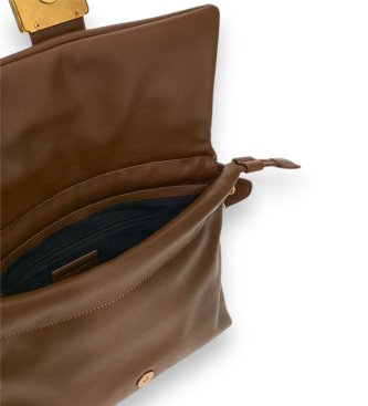 RUE MADAM PARIS Rjava torbica La Maison Shoulder