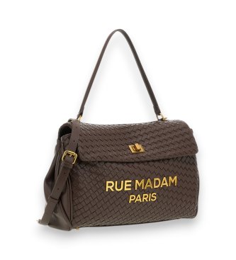 RUE MADAM PARIS Braune XL-Tasche 
