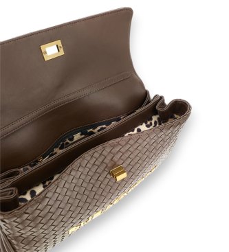RUE MADAM PARIS Braune XL-Tasche 