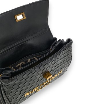 RUE MADAM PARIS Les Jours XS Tasche mit Motiv, schwarz