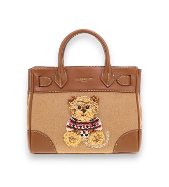 RUE MADAM PARIS Bolsa Marvin Love Mini Tote bege