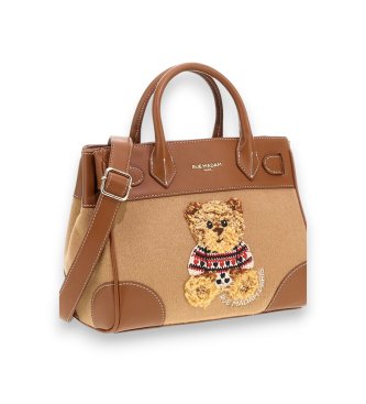RUE MADAM PARIS Bolsa Marvin Love Mini Tote bege