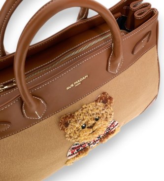 RUE MADAM PARIS Marvin Love Tote Tasche beige