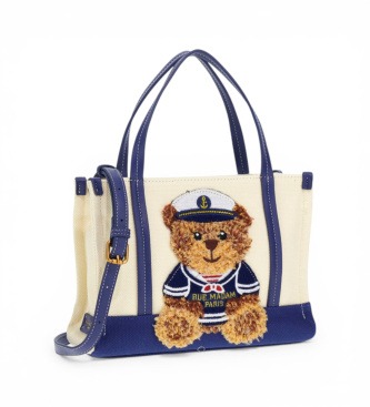 RUE MADAM PARIS Marvin Mini Shopping summer blue bag