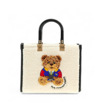 RUE MADAM PARIS Marvin Mini Tote Hiver blanc, noir