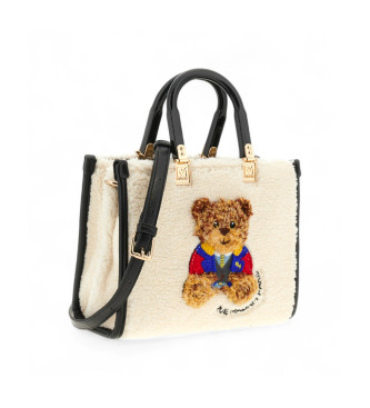 RUE MADAM PARIS Marvin Mini Tote Hiver blanc, noir
