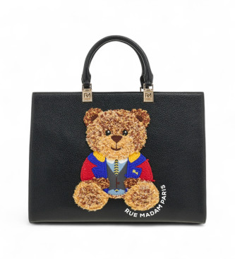 RUE MADAM PARIS Marvin Tote noir