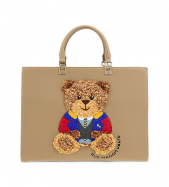RUE MADAM PARIS Marvin Tote taupe