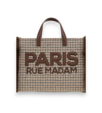 RUE MADAM PARIS Tote Bag Megeve braun