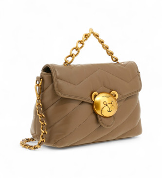 RUE MADAM PARIS Torba Puffy Shoulder Xl taupe
