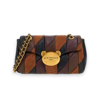 RUE MADAM PARIS Puffy XL Patchwork Tasche mehrfarbig
