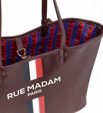 RUE MADAM PARIS Sac  provisions grenat