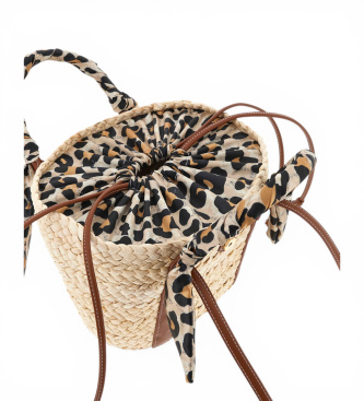 RUE MADAM PARIS Bolso Soleil Basket animalprint