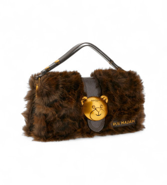 RUE MADAM PARIS It-Bag Teddy marron Alaska