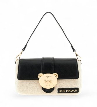 RUE MADAM PARIS Teddy It-Bag Hiver blanc, noir