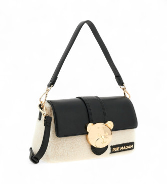 RUE MADAM PARIS Teddy It-Bag Hiver blanc, noir
