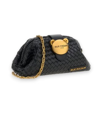 RUE MADAM PARIS Borsa The Pouch Motif nera