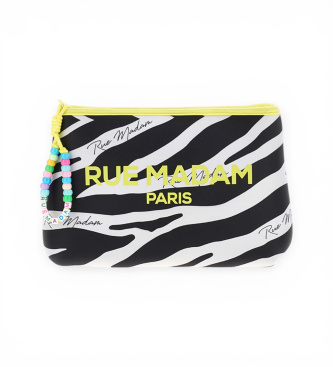 RUE MADAM PARIS Sommer Clutch Zebra Kosmetiktasche